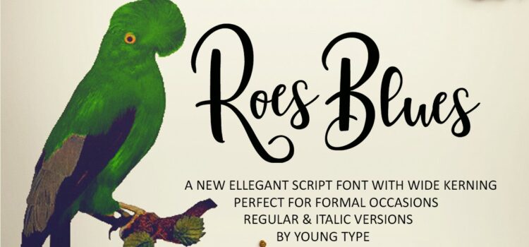 Roes Blues Font - Featured Image