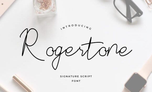 Rogertone Font - Featured Image