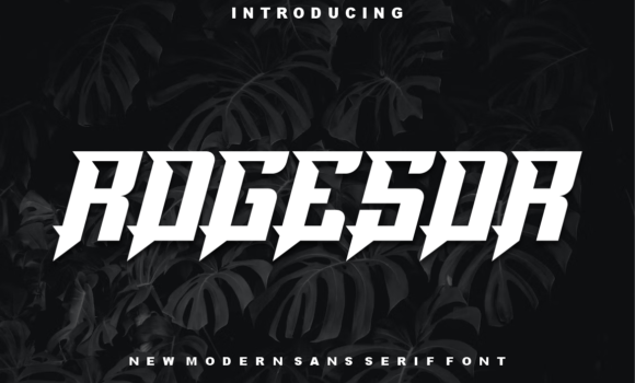 Rogesor Font - Featured Image