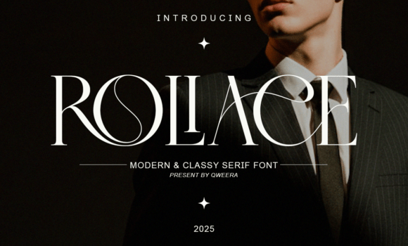 Roliace - Modern Classy Serif Font - Featured Image