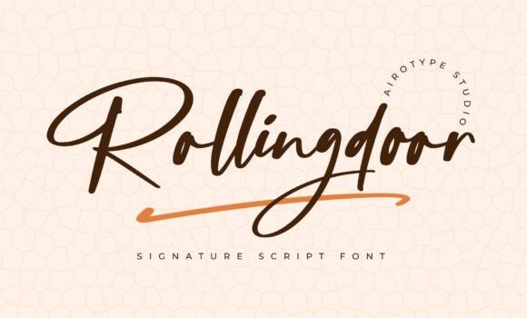 Rolling Door Font Fonts Free Download Rolling Door Font - Featured Image