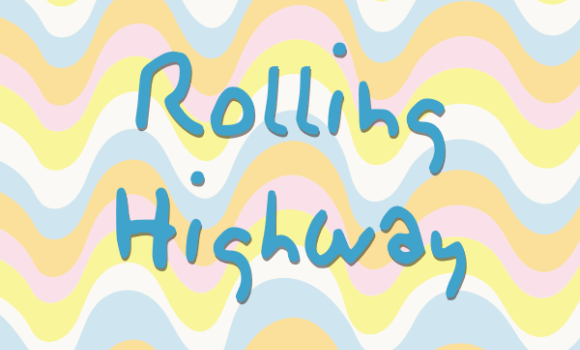 Rolling Highway Font - Featured Image