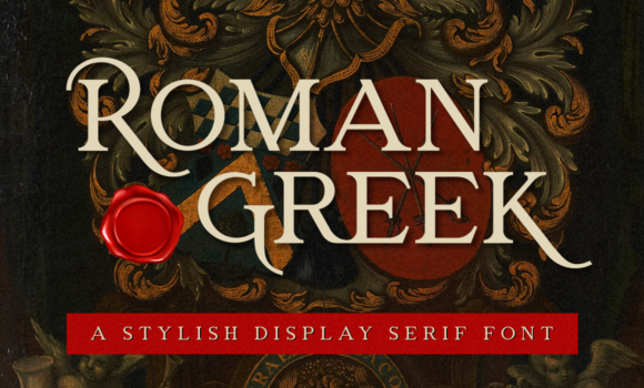 Roman Greek Font - Featured Image