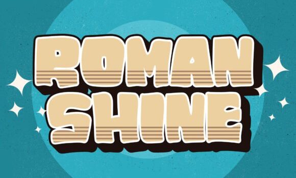 Roman Shine Font - Featured Image