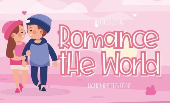 Romance the World Font Fonts Free Download Romance the World Font - Featured Image