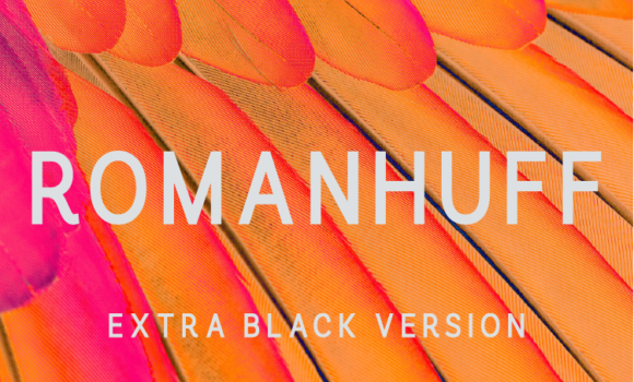 Romanhuff Extra Black Font - Featured Image