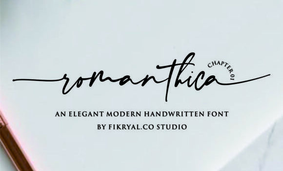 Romanthica Font - Featured Image