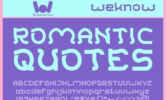 Romantic Quotes Font - Featured Image