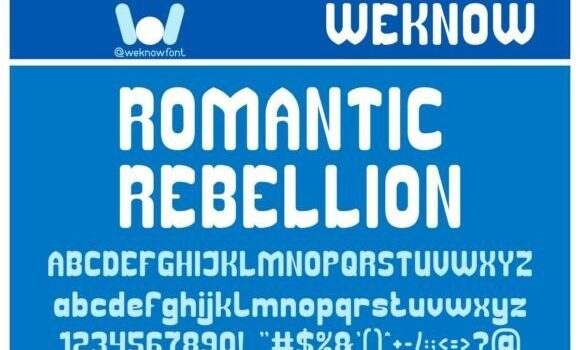 Romantic Rebellion Font - Featured Image