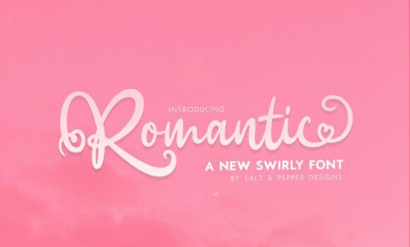 Romantic Script Font - Featured Image