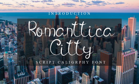 Romanttica Citty Font - Featured Image