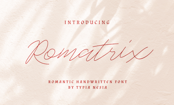 Romatrix Font Fonts Free Download Romatrix Font - Featured Image