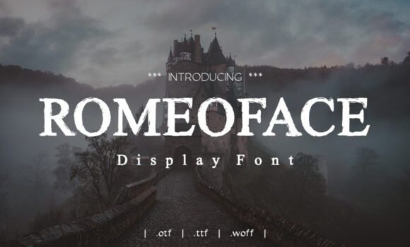 Romeoface Font - Featured Image