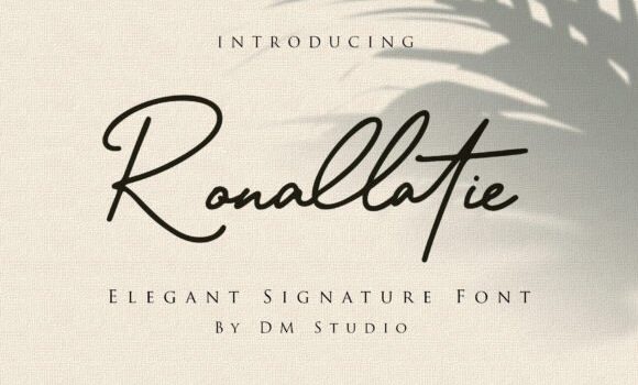 Ronallatie Font - Featured Image