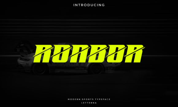 Ronbor Font - Featured Image