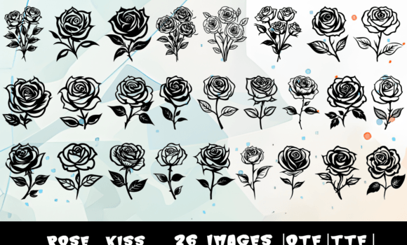 Rose Kiss Font - Featured Image