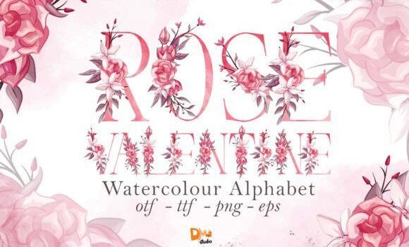 Rose Valentine Font - Featured Image