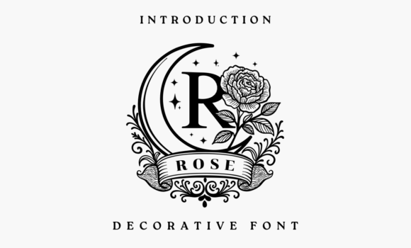 Rose and Moon Font Fonts Free Download Rose and Moon Font - Featured Image