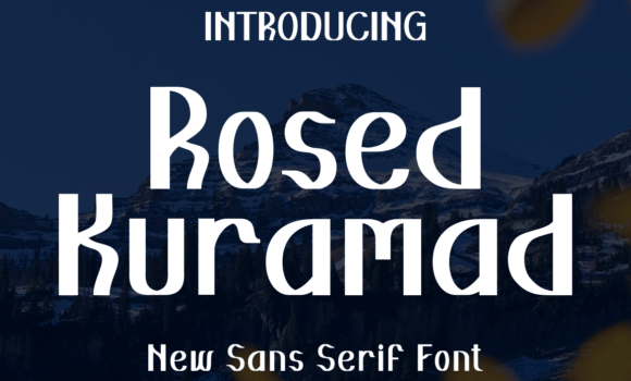 Rosed Kuramad Font - Featured Image