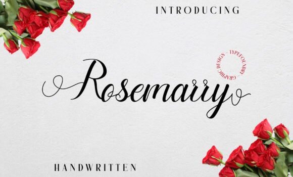 Rosemarry Font Fonts Free Download Rosemarry Font - Featured Image