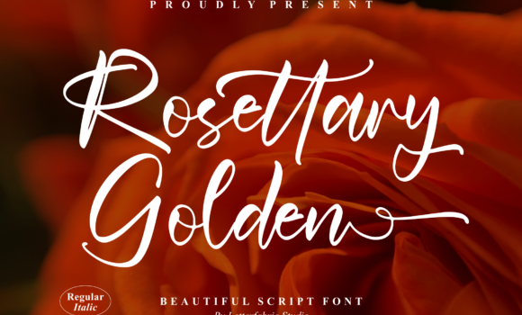 Rosettary Golden Font - Featured Image