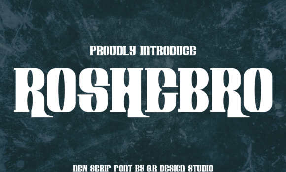 Roshebro Font - Featured Image
