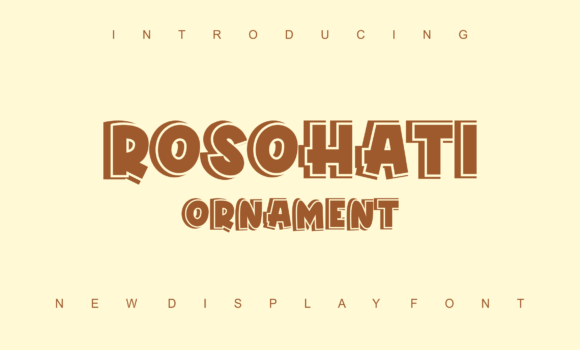 Rosohati Ornament Font - Featured Image