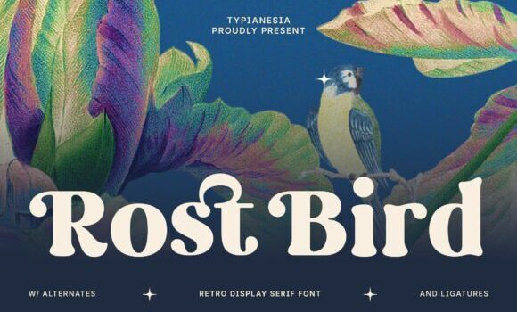 Rost Bird Font - Featured Image