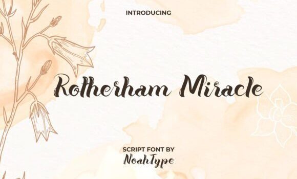 Rotherham Miracle Font Fonts Free Download Rotherham Miracle Font - Featured Image