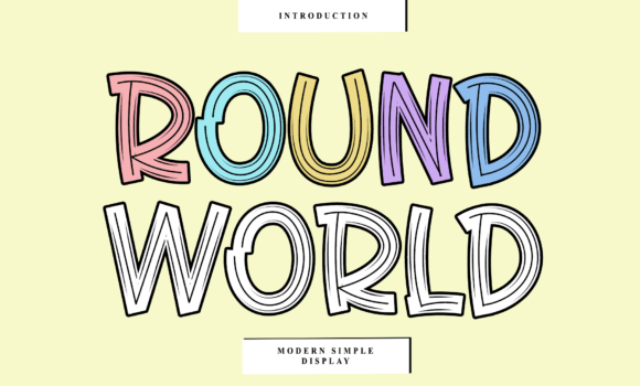 Round World Font Fonts Free Download Round World Font - Featured Image