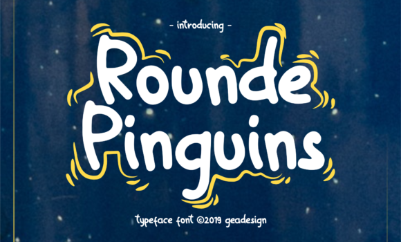 Rounde Pinguins Font - Featured Image