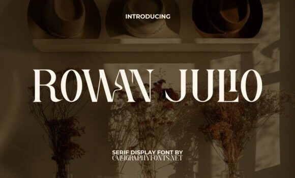 Rowan Julio Font Fonts Free Download Rowan Julio Font - Featured Image