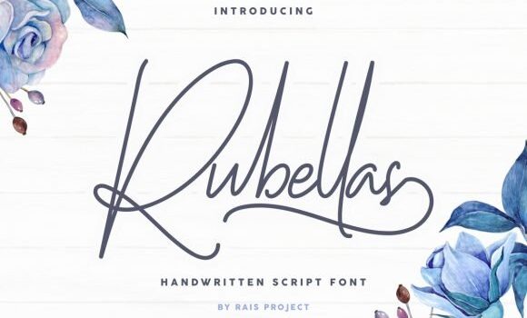 Rubellas Font - Featured Image