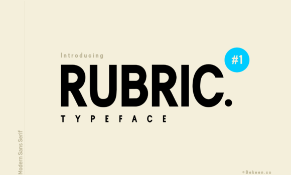 Rubric Font - Featured Image