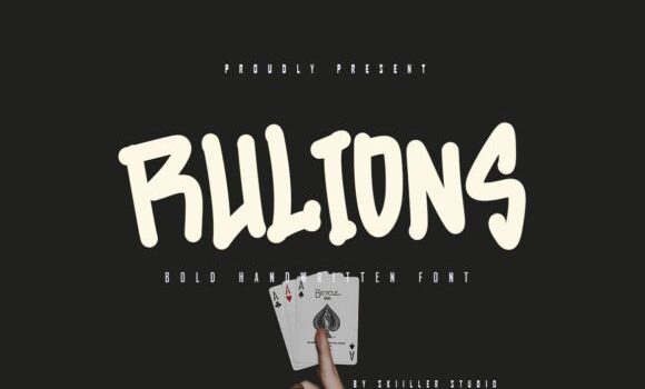 Rulions Font - Featured Image