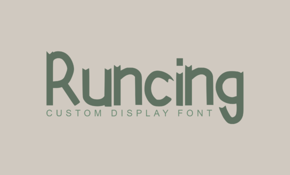 Runcing Font - Featured Image