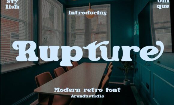 Rupture Font - Featured Image