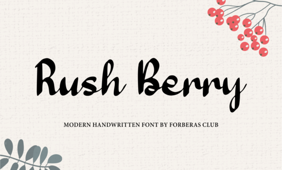 Rush Berry Font Fonts Free Download Rush Berry Font - Featured Image