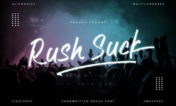 Rush Suck Font - Featured Image