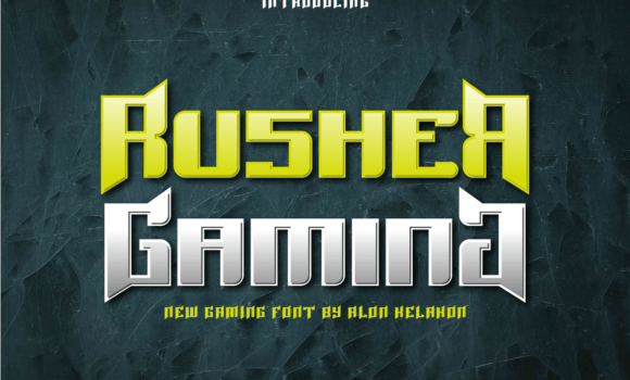 Rusher Gaming Font - Featured Image