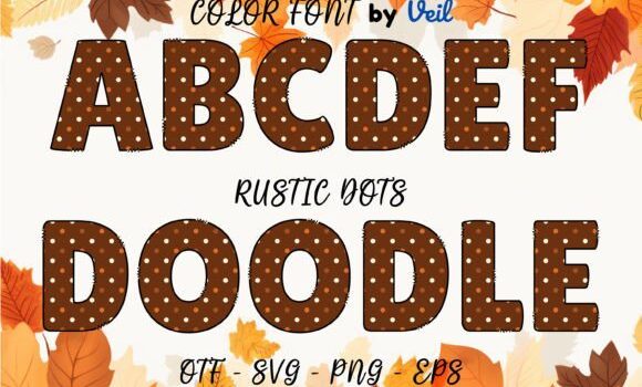 Rustic Dots Font - Featured Image