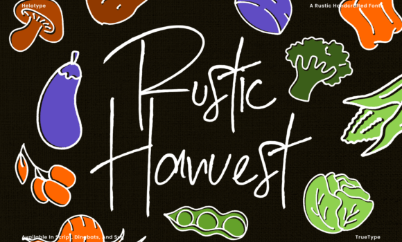 Rustic Harvest Font - Featured Image