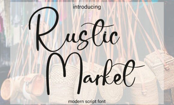 Rustic Market Font - Featured Image