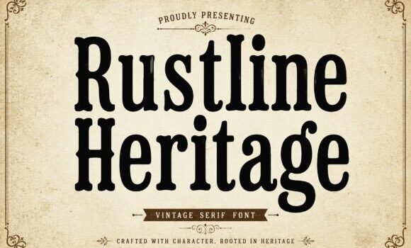 Rustline Heritage Font - Featured Image