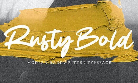 Rusty Bold Font - Featured Image