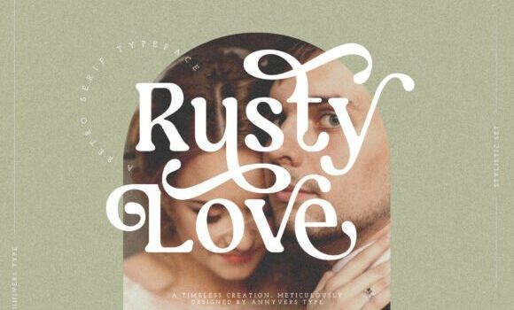 Rusty Love Font - Featured Image