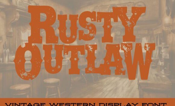 Rusty Outlaw Font - Featured Image