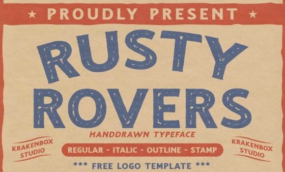 Rusty Rovers Font - Featured Image