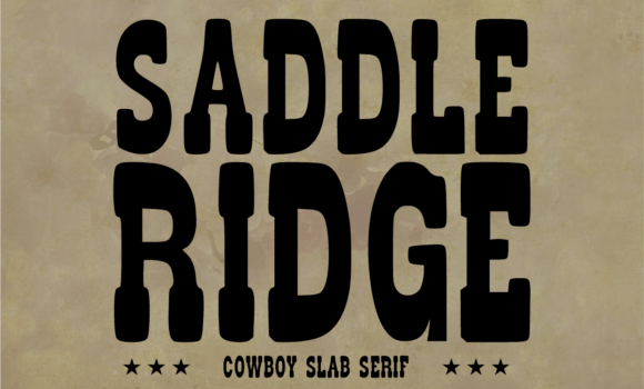 Saddle Ridge Font Fonts Free Download Saddle Ridge Font - Featured Image