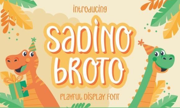 Sadino Broto Font - Featured Image